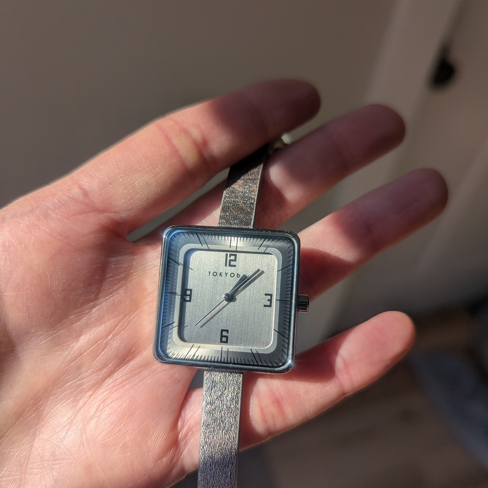 TOKYObay square faced watch